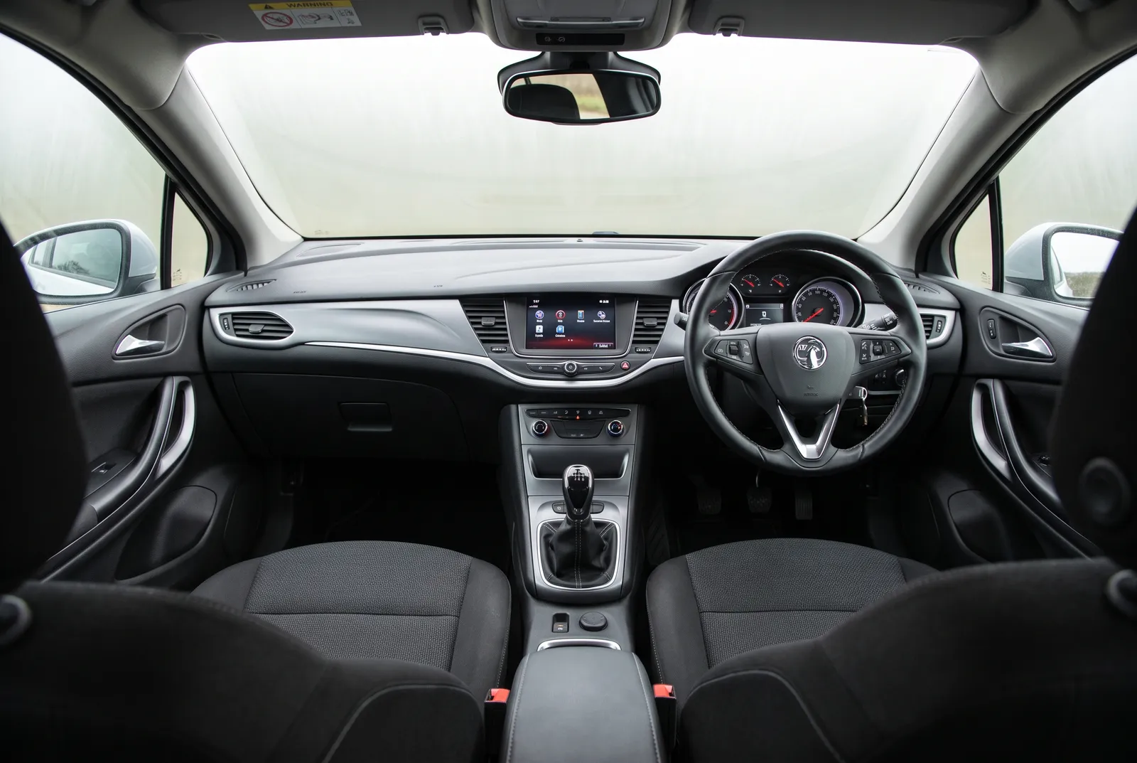 Interieur van een Vauxhall